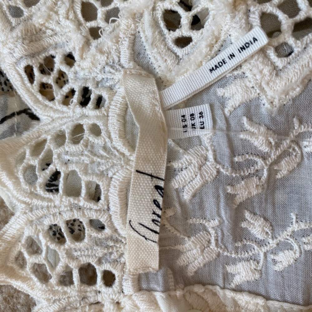 NWT Anthropologie by Floreat Cantata Peasant Blouse Size 4 - Picture 10 of 13